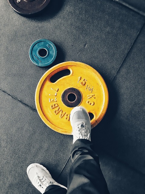 Hantelscheiben in verschiedenen Größen und Gewichten für das Krafttraining.